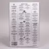 11X17 CLEAR MENU SLEEVE W/ INSERT